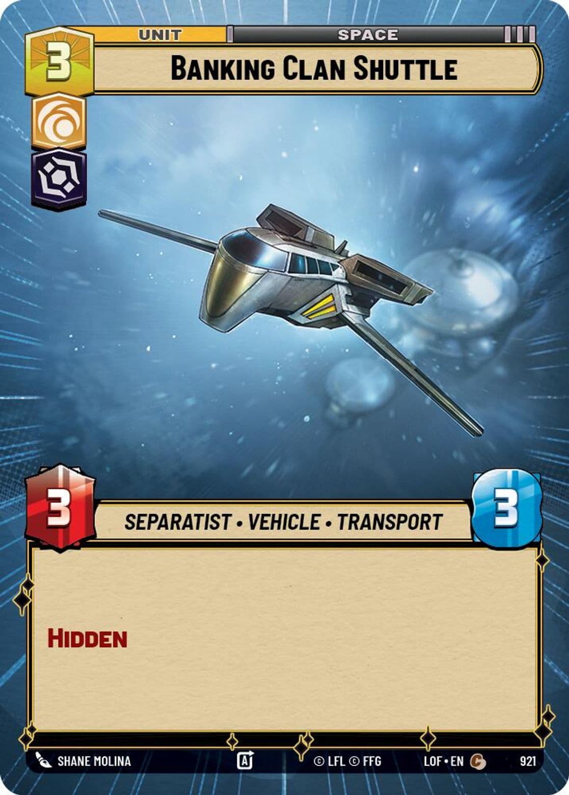 Banking Clan Shuttle