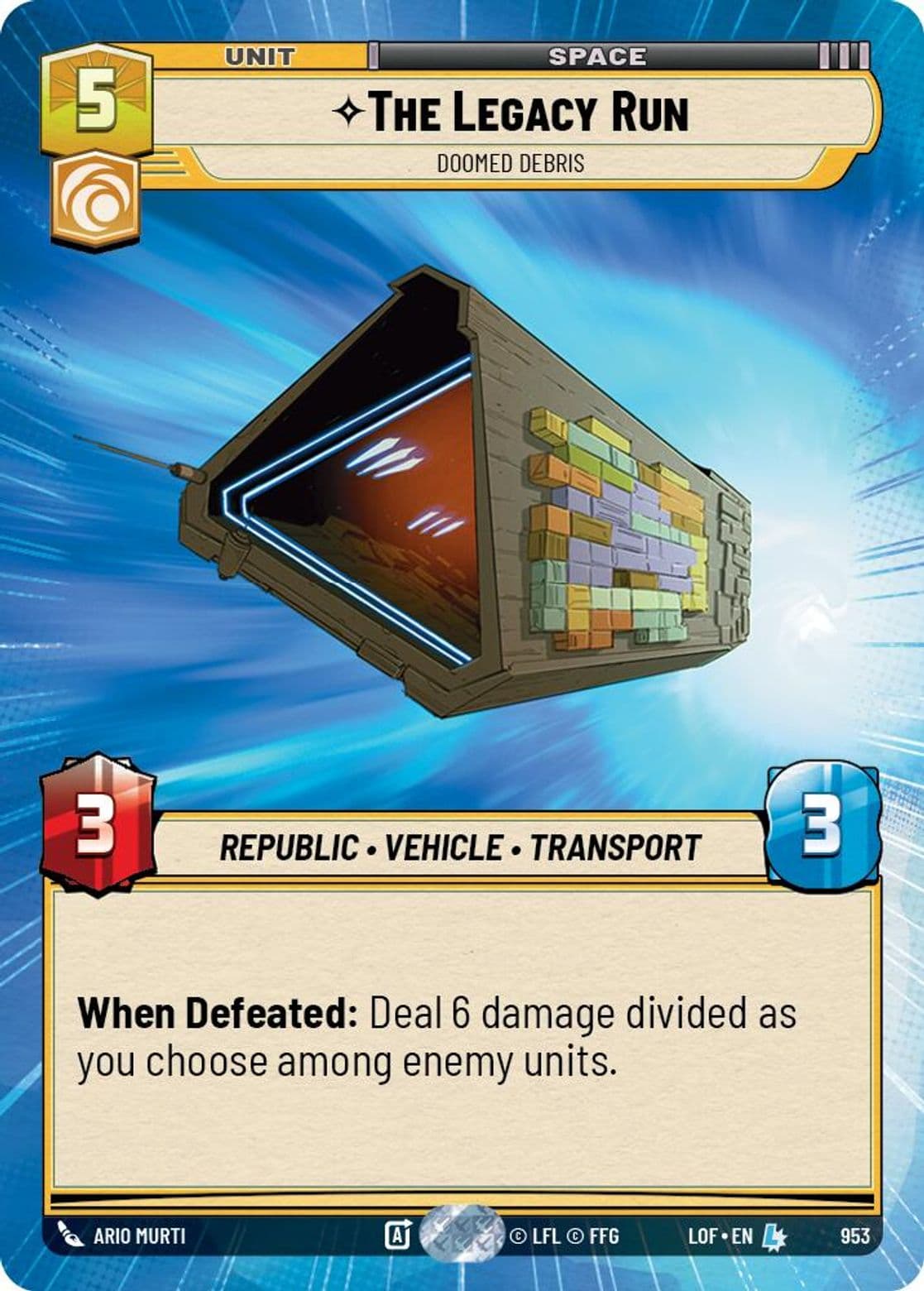 The Legacy Run - Doomed Debris