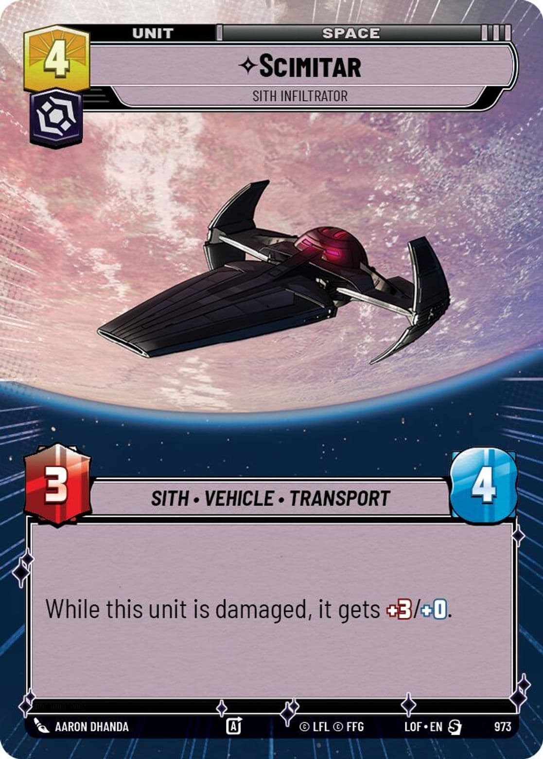 Scimitar - Sith Infiltrator