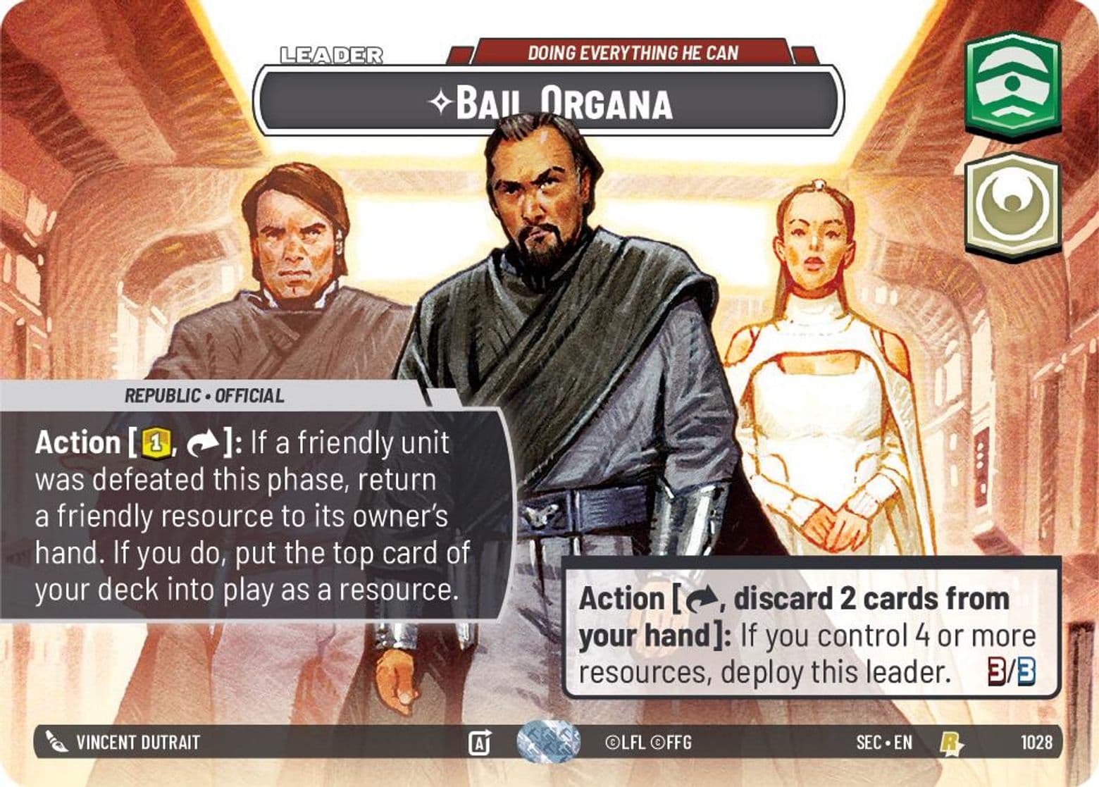 Bail Organa - Doing Everything He Can