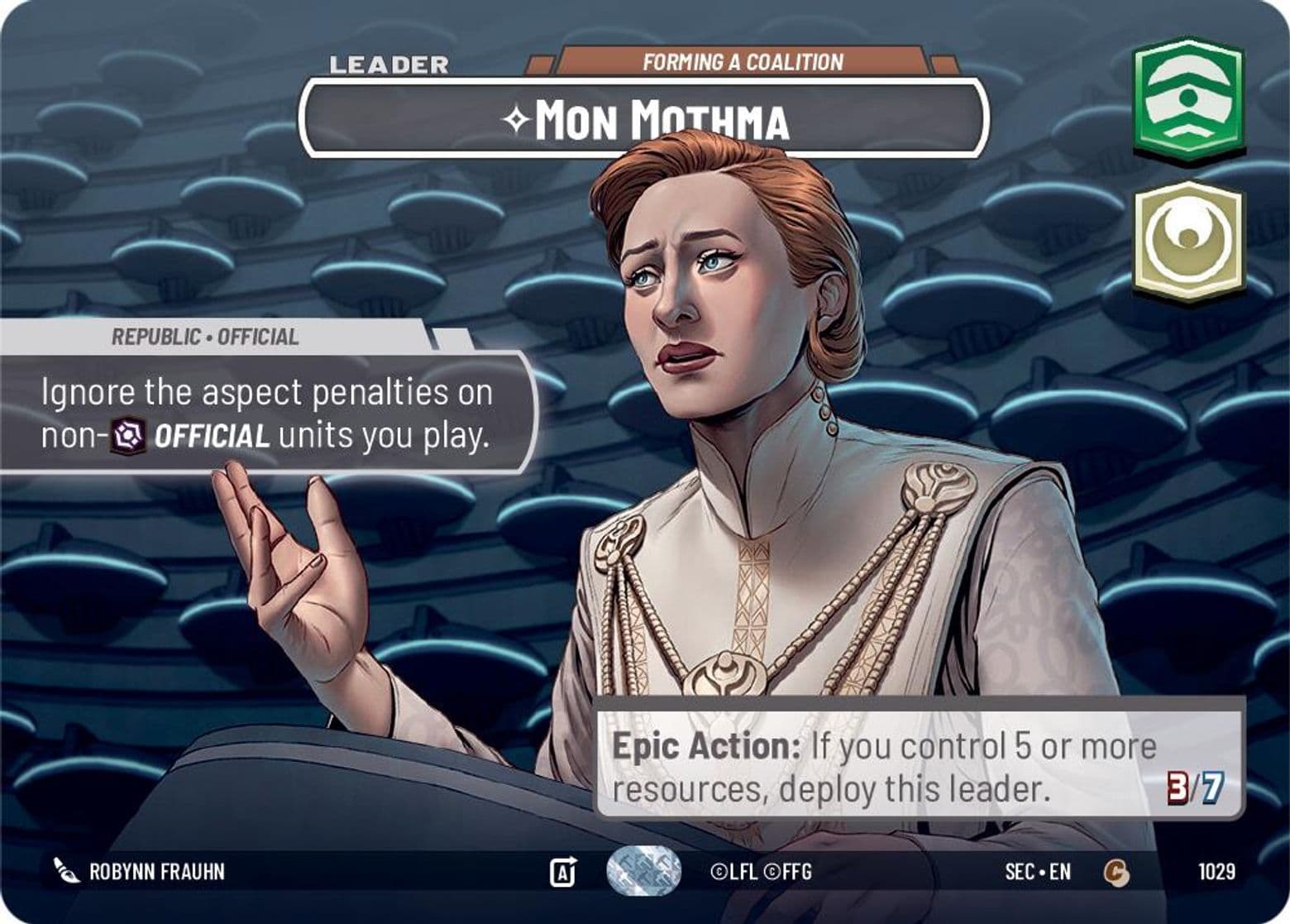 Mon Mothma - Forming a Coalition