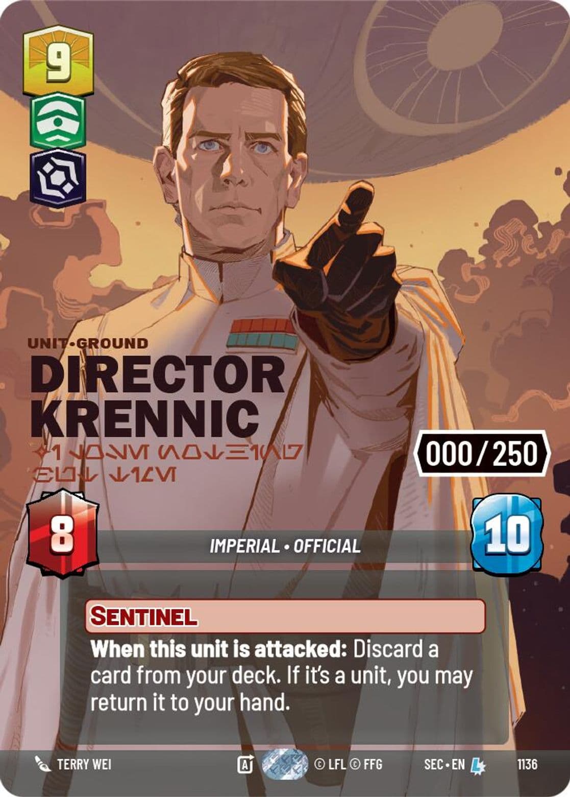 Director Krennic - I Lose Nothing But Time