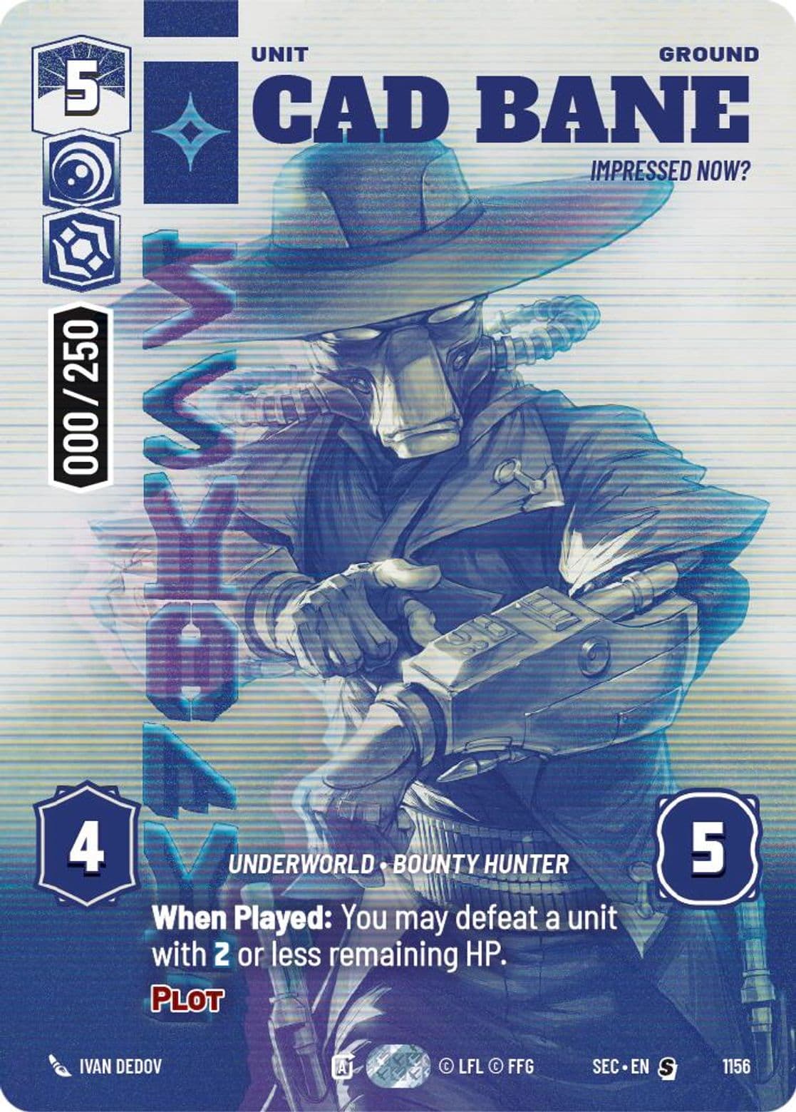 Cad Bane - Impressed Now?