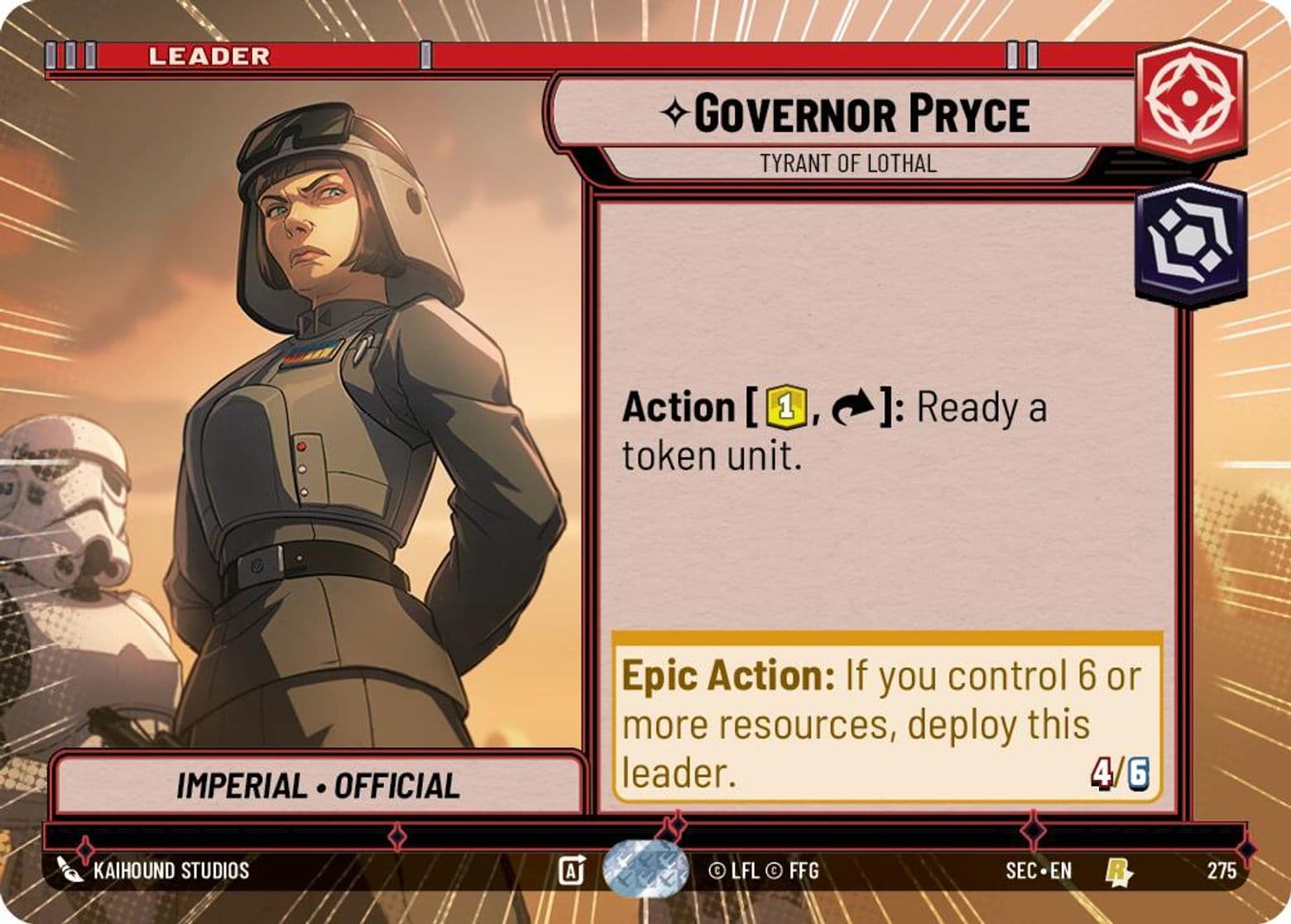 Governor Pryce - Tyrant of Lothal