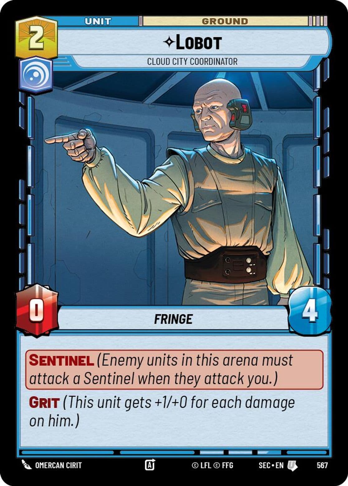 Lobot - Cloud City Coordinator