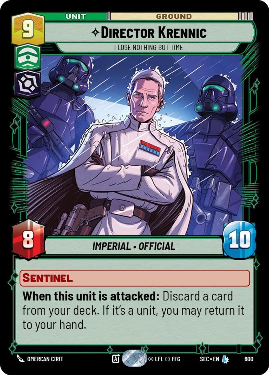 Director Krennic - I Lose Nothing But Time