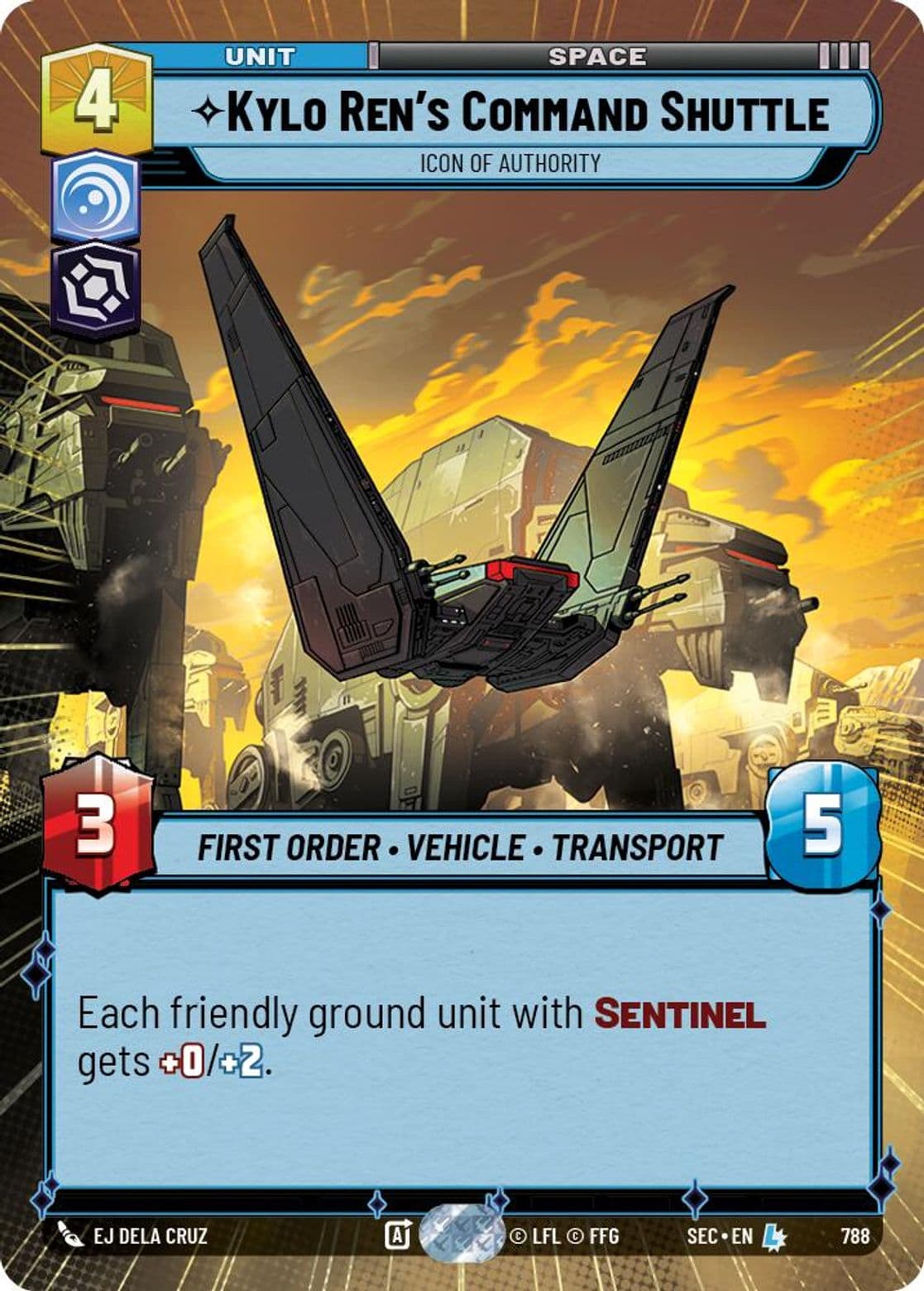 Kylo Ren's Command Shuttle - Icon of Authority