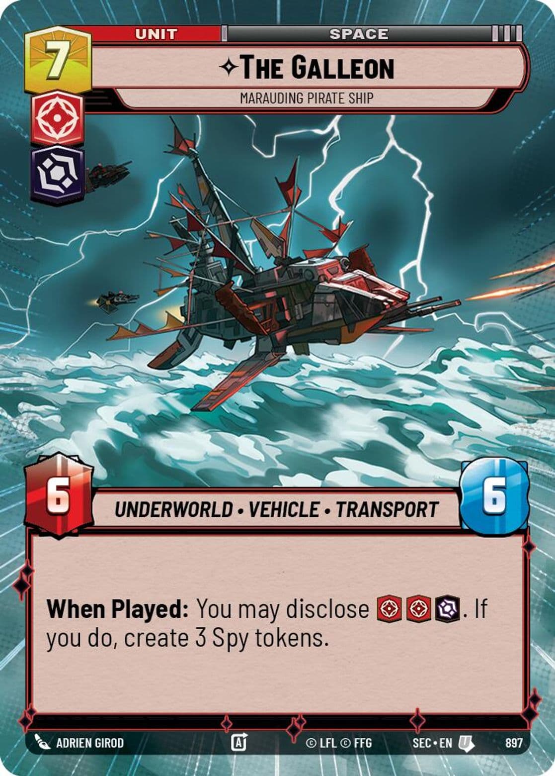 The Galleon - Marauding Pirate Ship