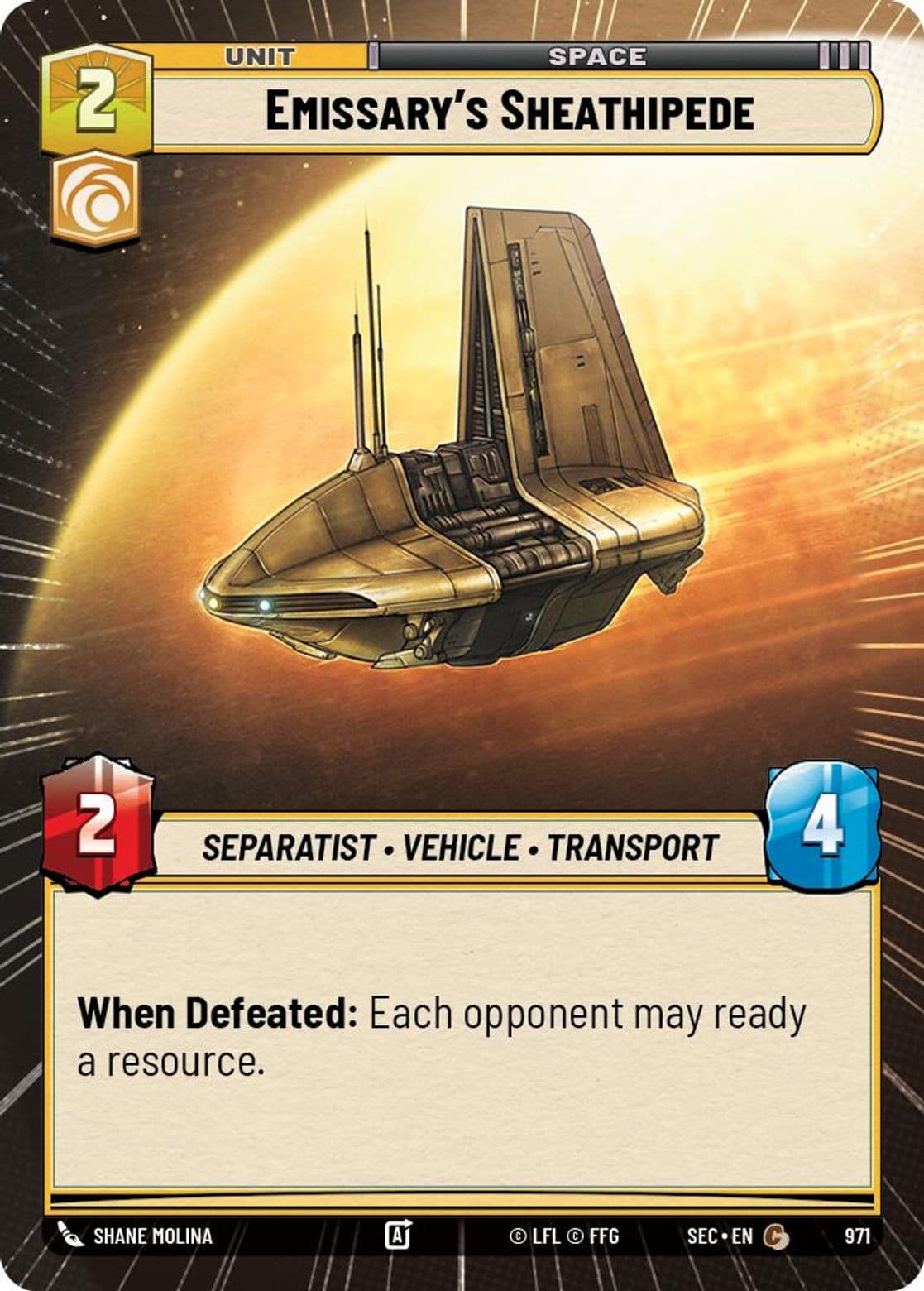 Emissary's Sheathipede
