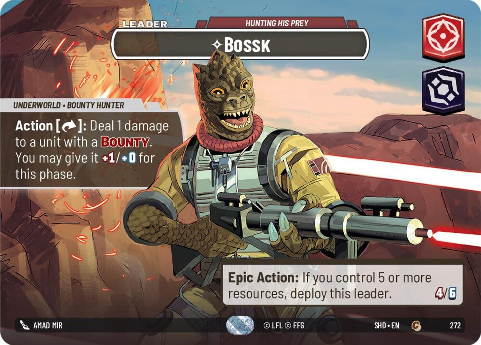 Bossk - Hunting His Prey