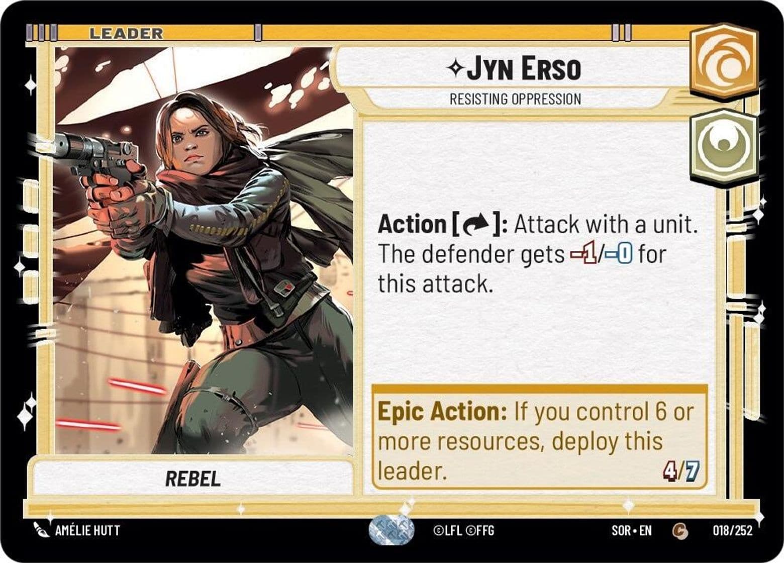 Jyn Erso - Resisting Oppression