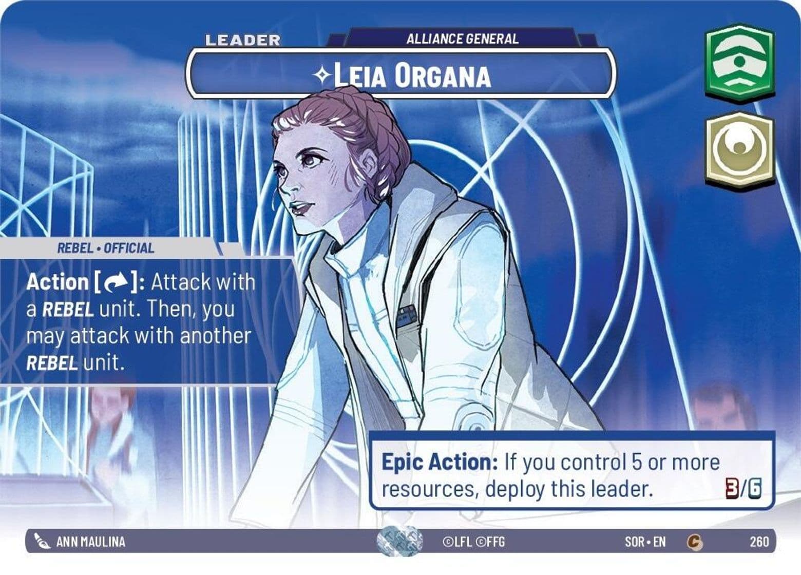 Leia Organa - Alliance General