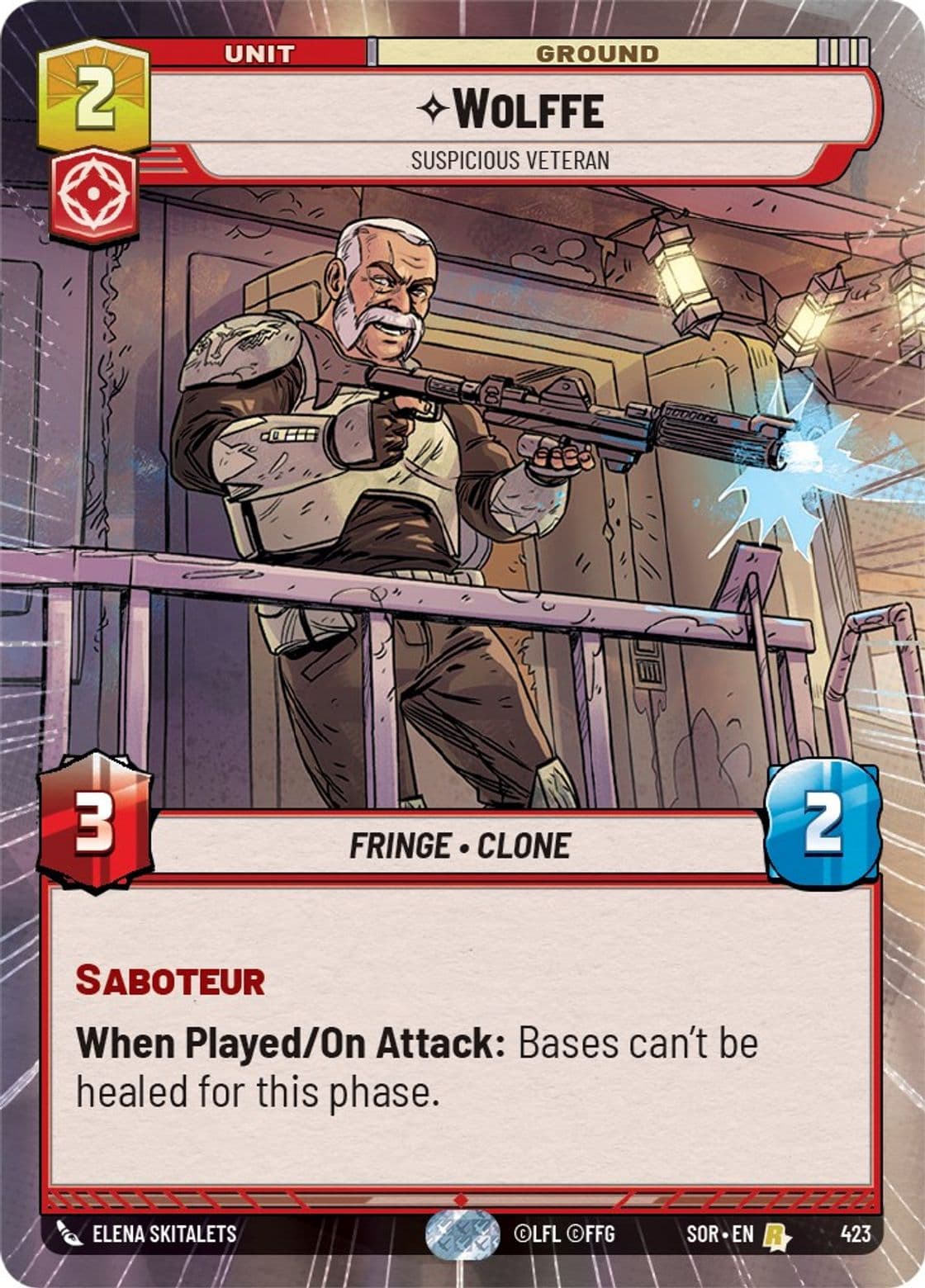 Wolffe - Suspicious Veteran
