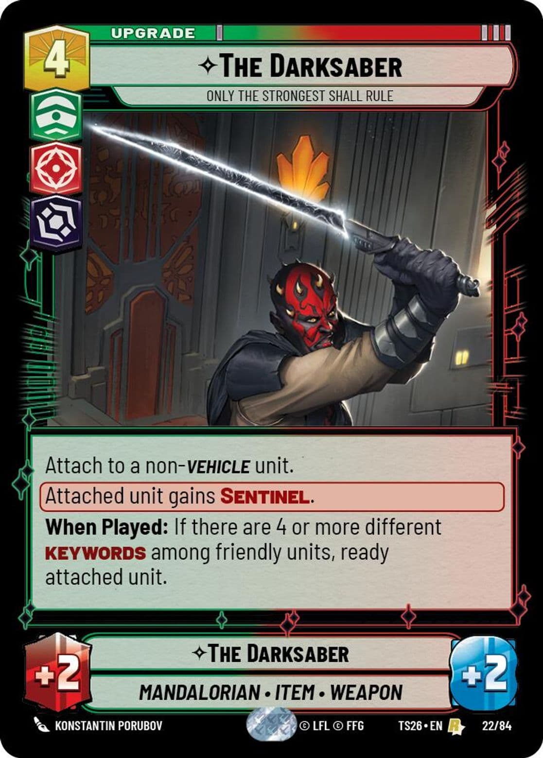 The Darksaber - Only the Strongest Shall Rule