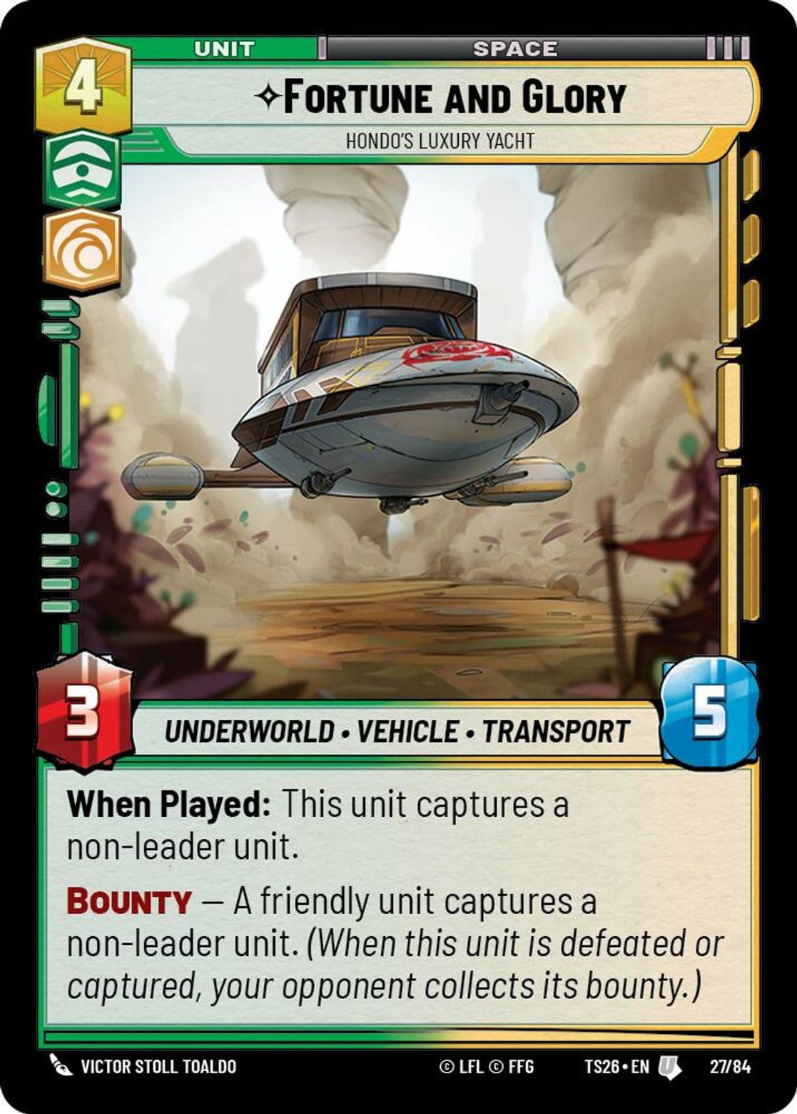 Fortune and Glory - Hondo's Luxury Yacht