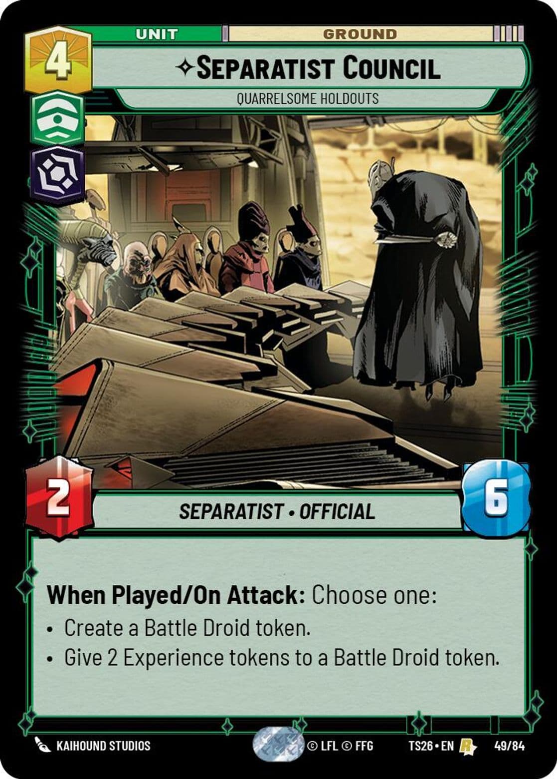 Separatist Council - Quarrelsome Holdouts