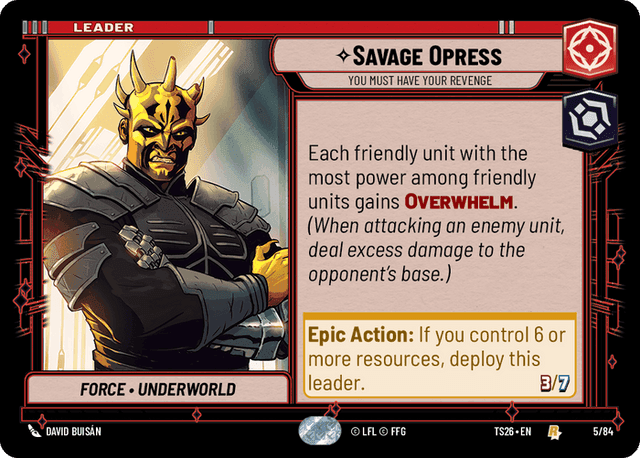 Savage Opress - You Must Have Your Revenge