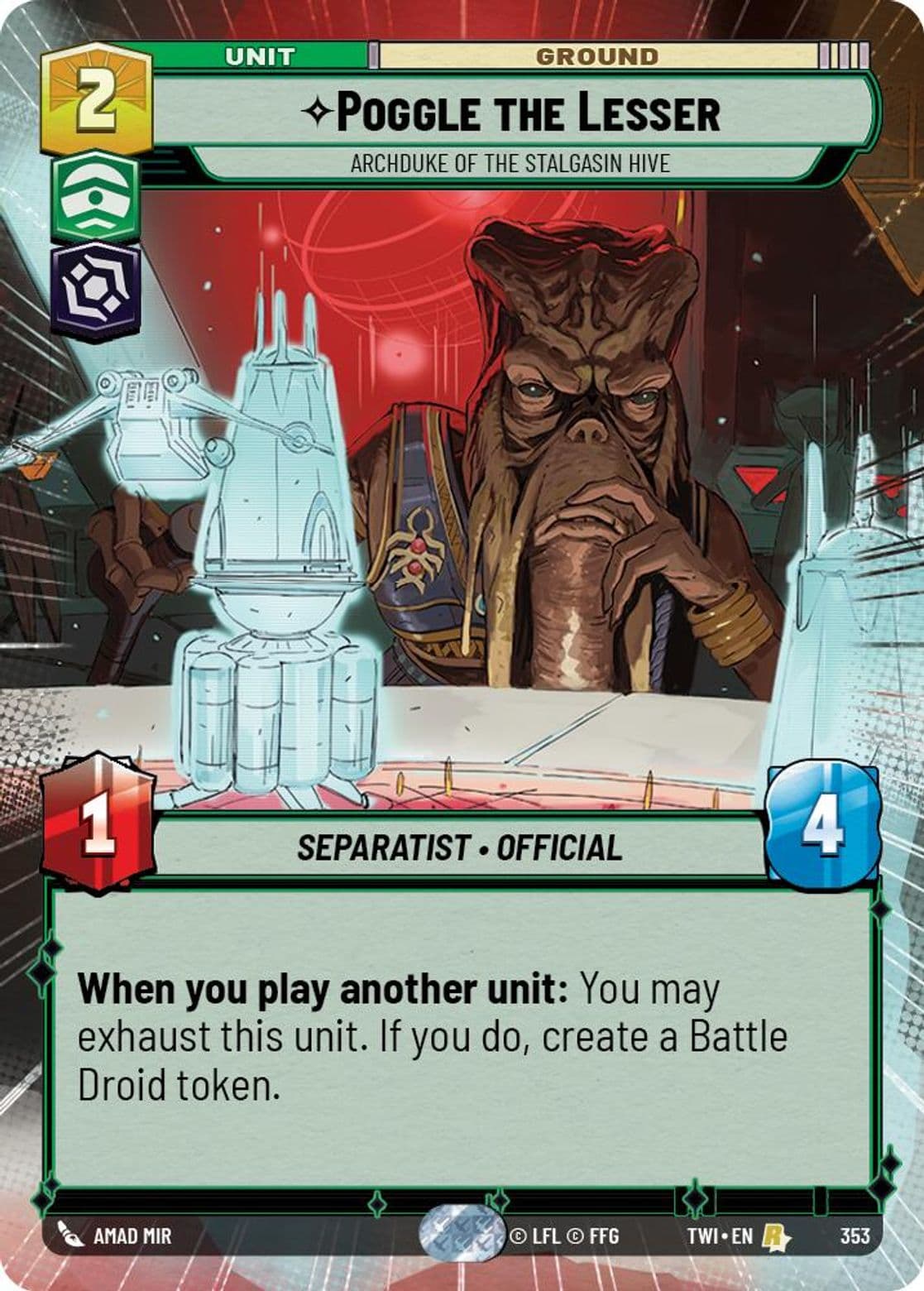 Poggle the Lesser - Archduke of the Stalgasin Hive