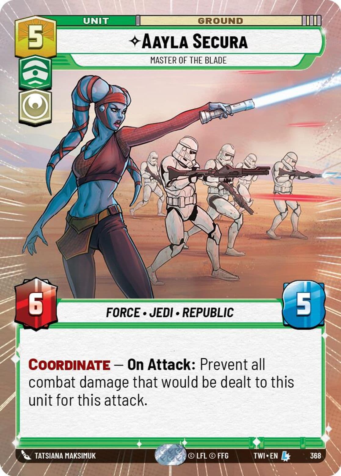 Aayla Secura - Master of the Blade