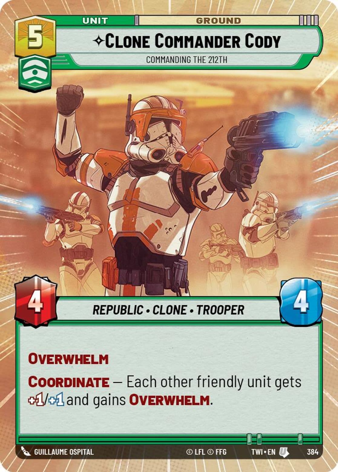 Clone Commander Cody - Commanding the 212th