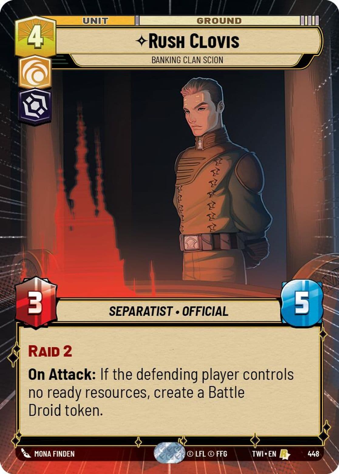 Rush Clovis - Banking Clan Scion