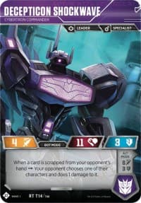 Decepticon Shockwave - Cybertron Commander