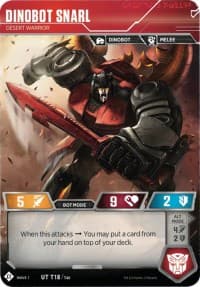 Dinobot Snarl - Desert Warrior
