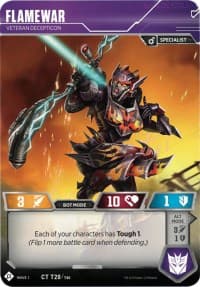 Flamewar - Veteran Decepticon