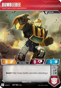 Bumblebee - Least Likely, Most Dangerous (Wave 2S - Bumblebee vs Megatron)