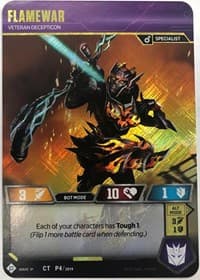 Flamewar - Veteran Decepticon (In-Store Play Gold Promo)