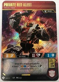Private Red Alert - Medical Medic (In-Store Play Gold Promo)