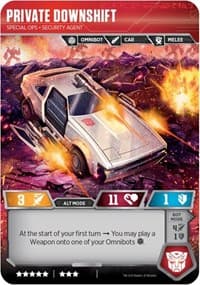 Private Downshift - Special Ops Security Agent