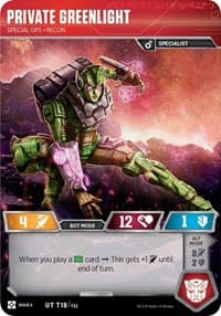 Private Greenlight - Special Ops Recon