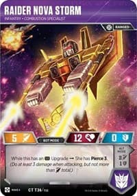 Raider Nova Storm - Infantry Combustion Specialist
