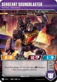 Sergeant Soundblaster - Weapons Arms Dealer