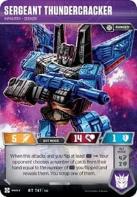 Sergeant Thundercracker - Infantry Seeker