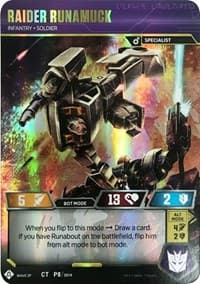 Raider Runamuck - Infantry Soldier (In-Store Play Gold Promo)