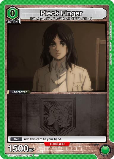 Pieck Finger (054) (Box Topper Foil)