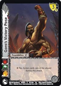 Goro's Victory Pose