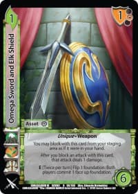 Omega Sword and Elk Shield