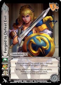 Forged to Defeat Evil