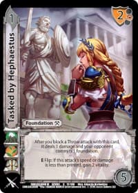 Tasked by Hephaestus