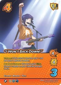 "I Won't Back Down!" (XR)