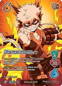 Katsuki Bakugo (Hero League Championship 2023 Chrome Rare - Finalist)