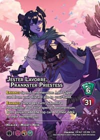 Jester Lavorre, Prankster Priestess (Alternate Art)