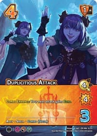 Duplicitious Attack (Alternate Art)
