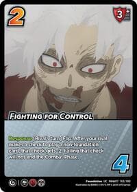 Fighting for Control
