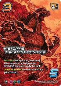 History's Greatest Monster (Alternate Art)