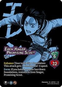 Eren Yeager, Promising Scout // Attack Titan, Ferocious Challenger