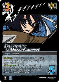 The Intensity of Mikasa Ackerman